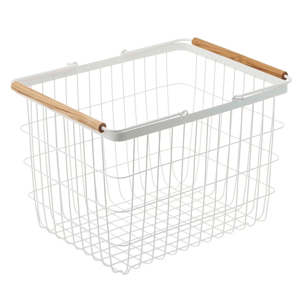 Yamazaki Steel Wire Laundry Basket | The Container Store