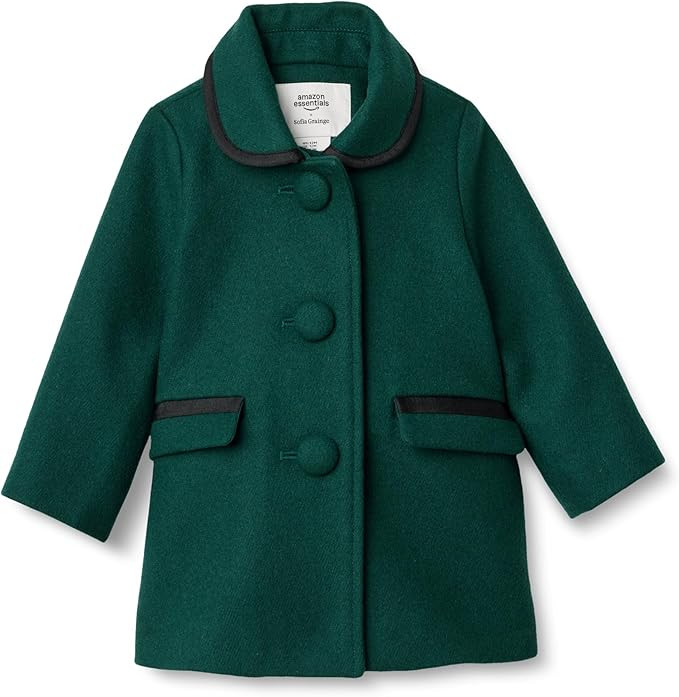 Amazon Essentials x Sofia Grainge Toddlers and Baby Girls' Wool Blend Coat | Amazon (US)