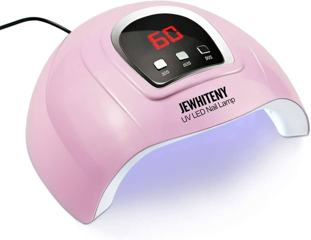 UV LED Nail Lamp 54W, Professional Nail Dryer Gel Polish Light, UV Light with 3 Timer Setting, Cu... | Amazon (US)