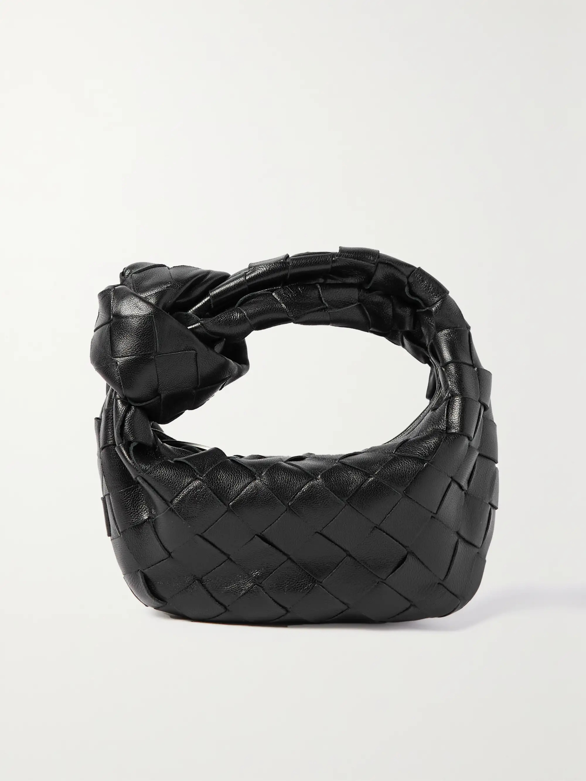 Jodie Candy micro mini knotted intrecciato leather tote | NET-A-PORTER (US)