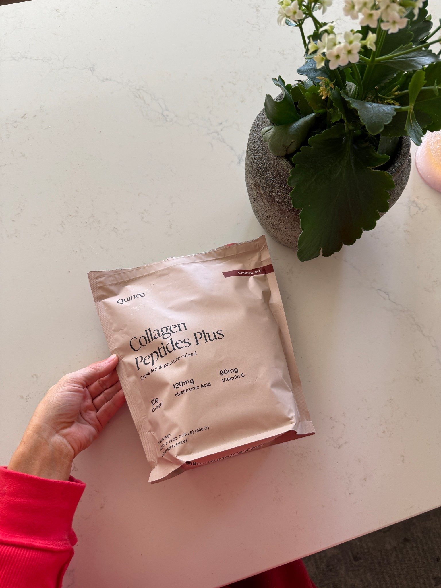 Hooked on this these chocolate collagen peptides! You need to try! And they’re dairy free too! @onequince #Quincepartner @shop.ltk #liketkit 

#LTKfitnessgoals #LTKfoodie