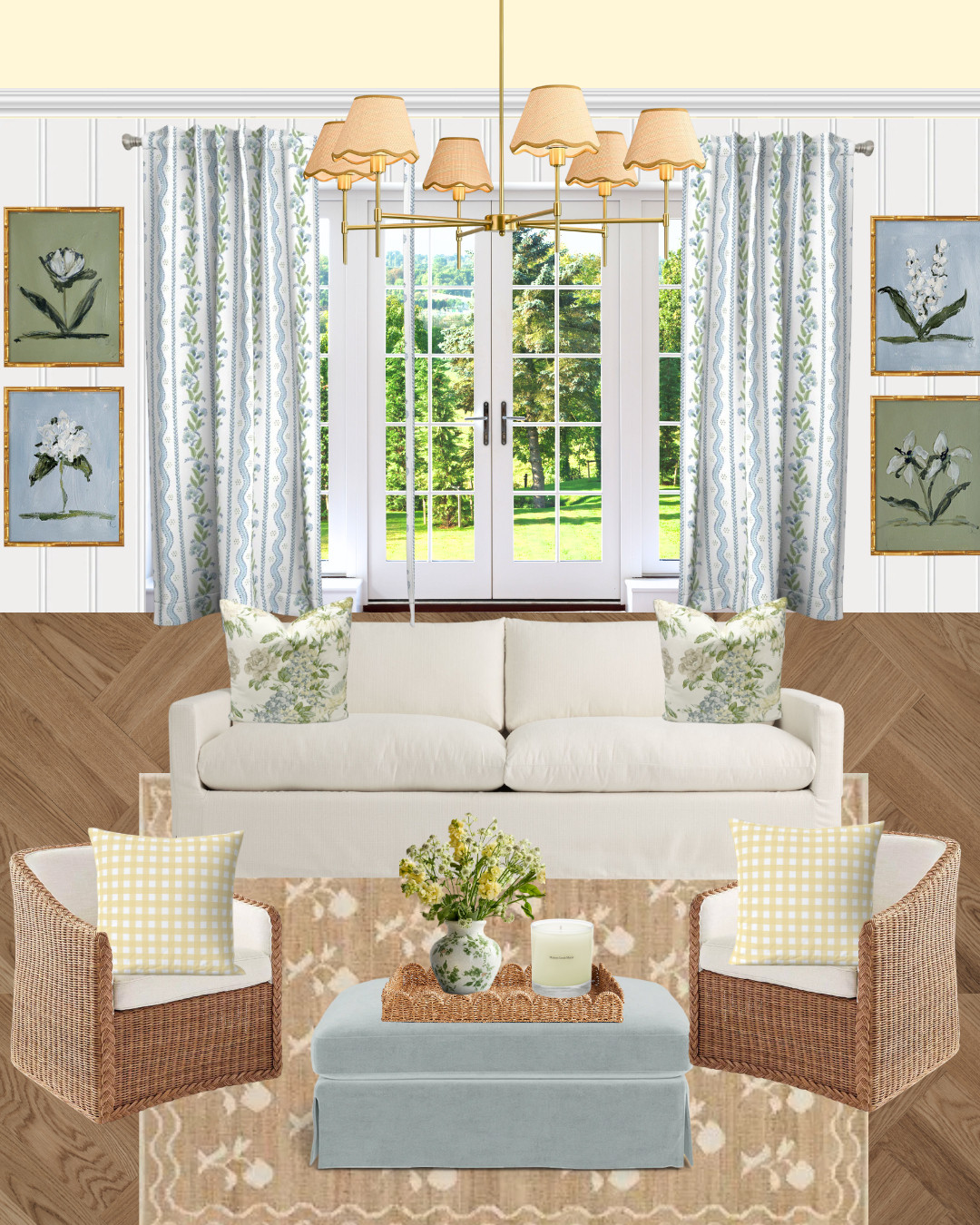 This grandmillennial coastal cottage living room is layered in butter yellow, soft blue, and garden green for a space that feels both charming and serene. Think wicker textures, scalloped shades, block-printed florals, and a vase full of blooms—because cozy can still feel collected ✨

Shop the full look—from the rattan chairs to the floral artwork and cottagecore accents

grandmillennial living room, coastal cottage decor, butter yellow decor, blue and green living room, cottagecore interior, floral pillows, wicker chairs, pastel living room, Serena and Lily style, feminine traditional home, preppy living room, English country decor, scalloped chandelier


#GrandmillennialStyle #CoastalCottage #CottageCoreHome #PastelLivingRoom #PreppyHomeDecor #ButterYellowDecor #BlueGreenInterior #LTKhome #LTKinterior #WickerChairs #FloralArtwork #TraditionalHome #CottageStyleDecor 

 

 

#LTKHome #LTKSaleAlert