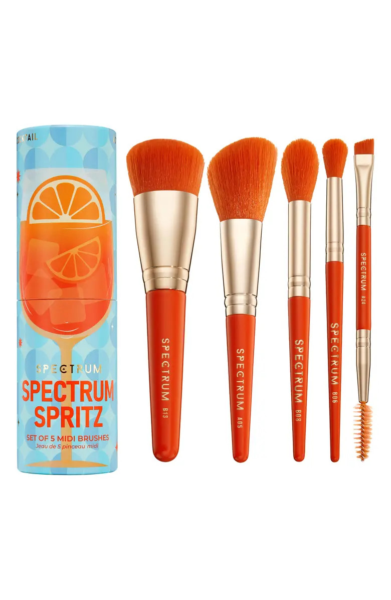 Spritz Cocktail 5-Piece Makeup Brush Set | Nordstrom