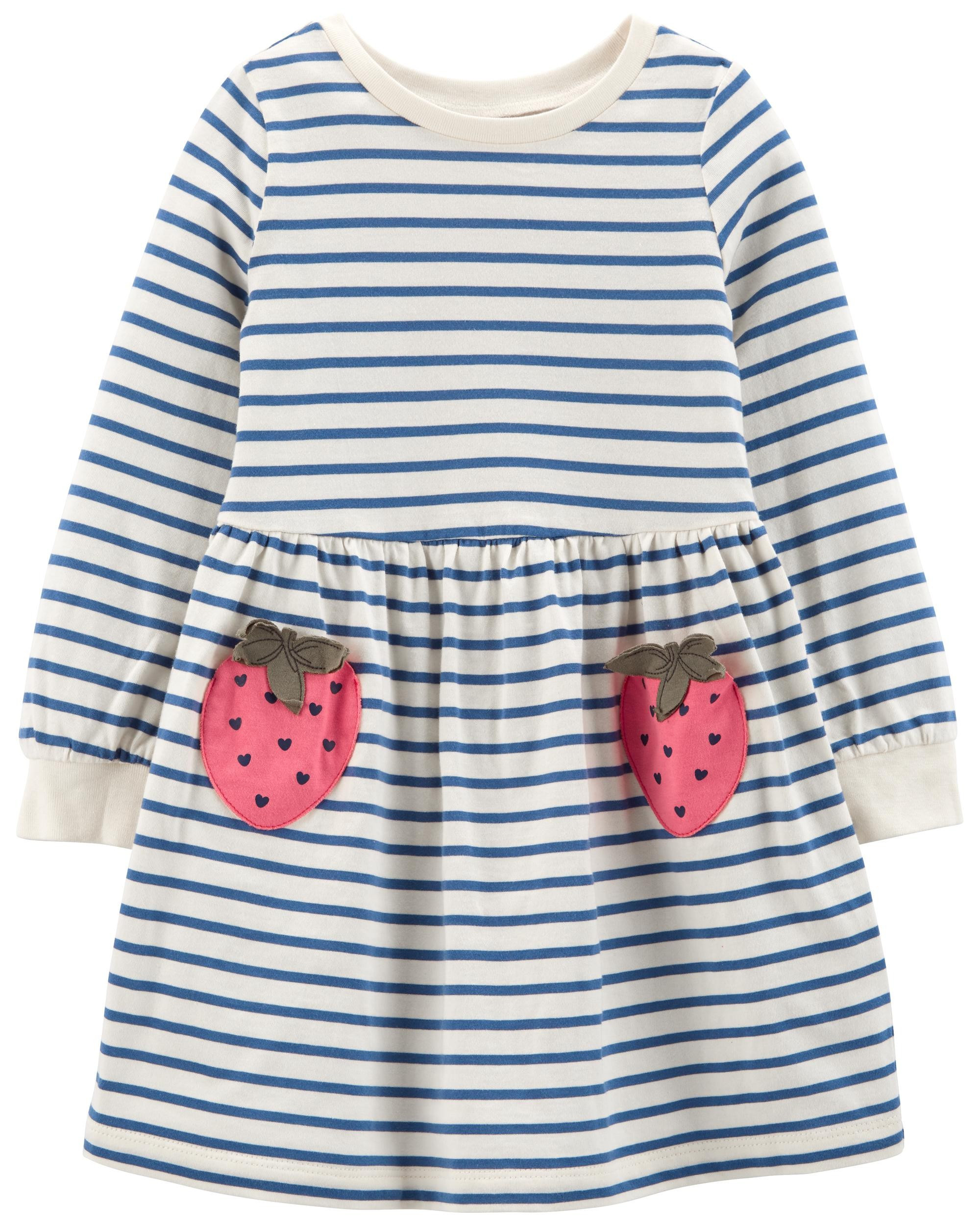 Strawberry Pocket Dress | Carter's