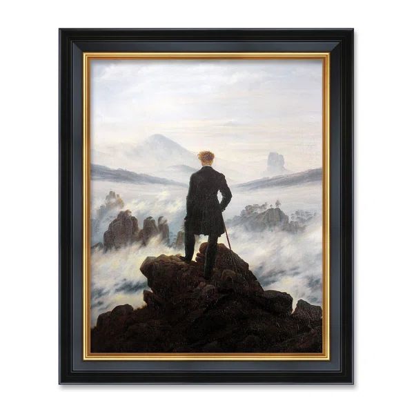 Wanderer Above The Sea Of Fog Framed On Canvas by Caspar David Friedrich Print | Wayfair North America
