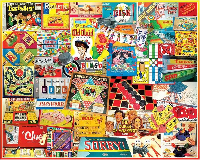 White Mountain Puzzles The Games We Played - 1000 Piece Jigsaw Puzzle | Amazon (US)