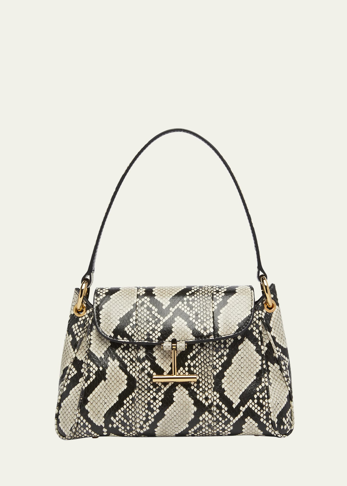 TOM FORD Tara Small Shoulder Bag in Python-Printed Leather | Bergdorf Goodman