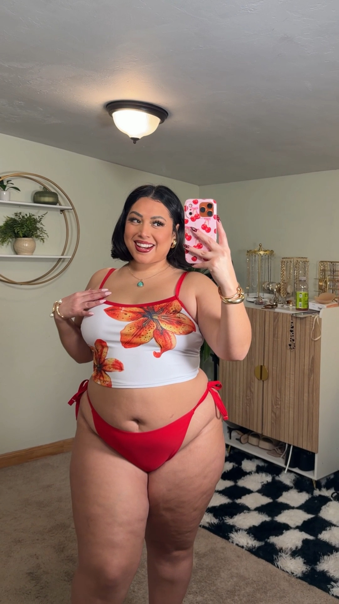 Plus size swimsuits☺️🩷 
1st: size 2XL
2nd: size 2XL
3rd: size 2XL 
4th: size 3XL (size up)