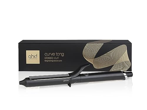 ghd Curve Classic Curl Tong - 26 mm Medium Barrel, Creates Classic Bouncy Curls or Loose Romantic Waves, Ultra-Zone Technology With Optimum Styling Temp 185ºC, Protective Cool Tip, Auto Sleep Mode | Amazon (UK)