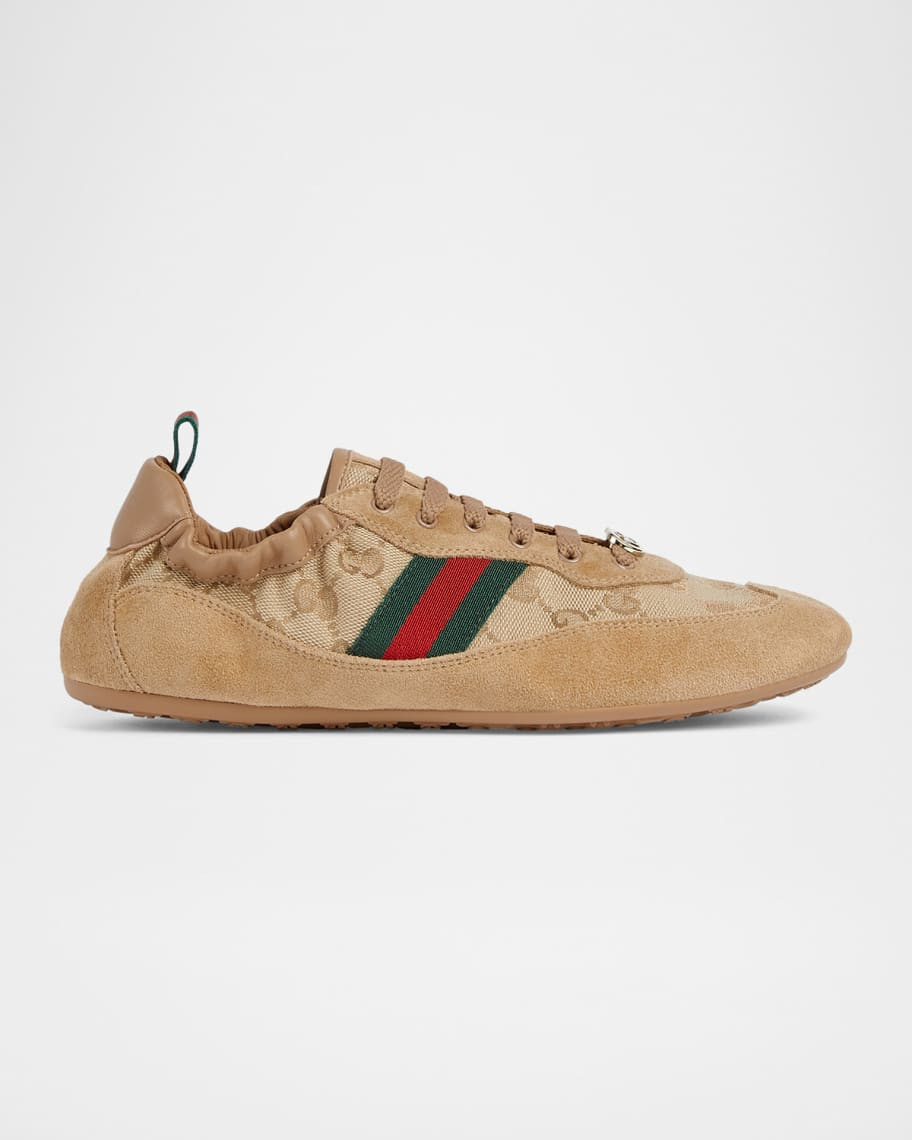 Gucci Gucci Shift GG Canvas Low-Top Sneakers | Neiman Marcus