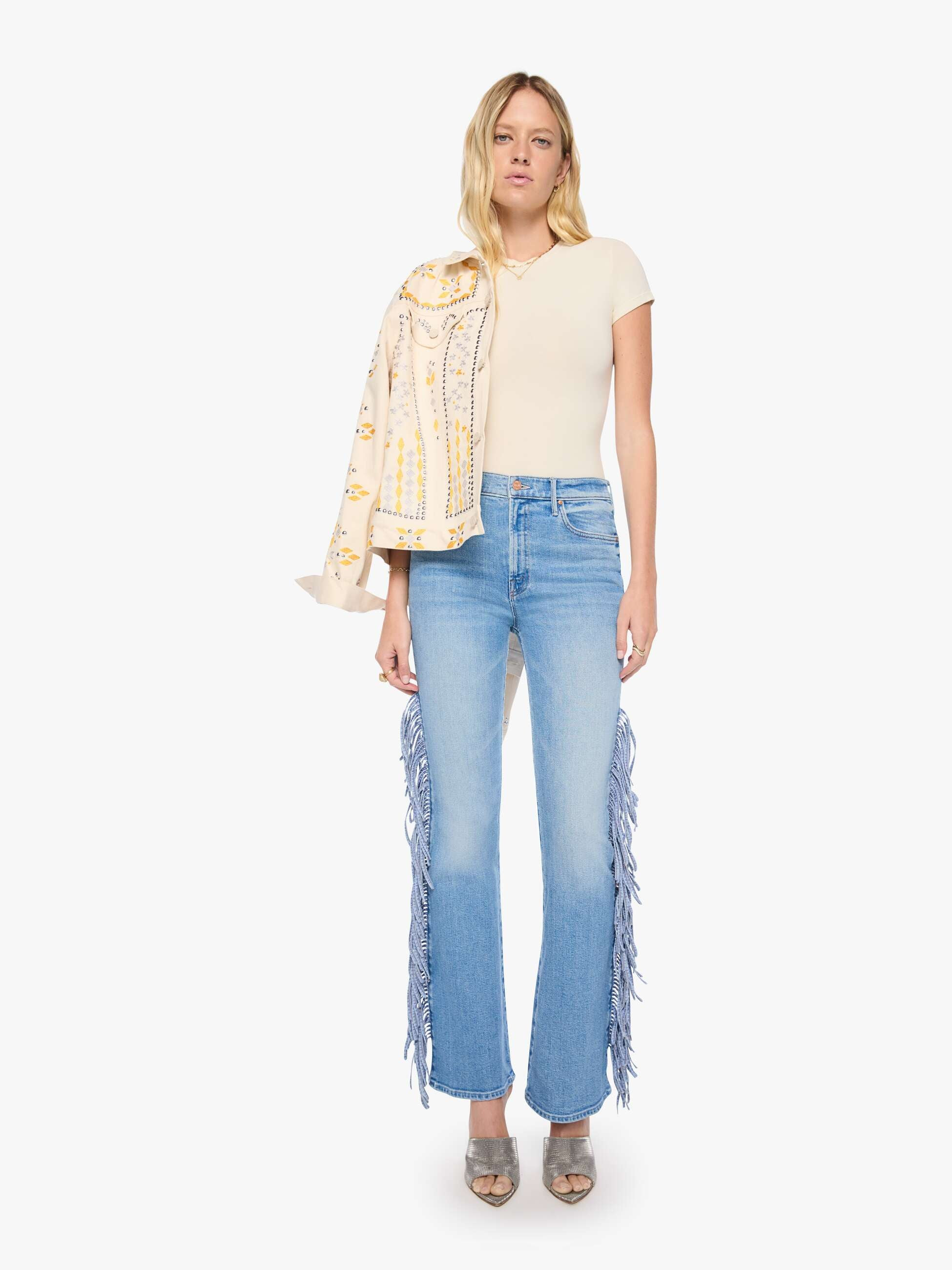 The Fringe Desperado Sneak - Saddle Up | Mother Denim