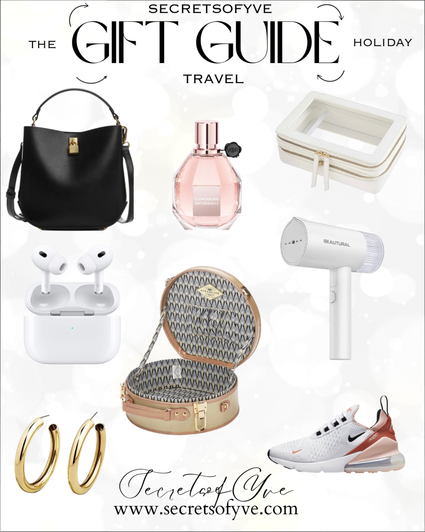 Secretsofyve: Travel holiday gift guide for your wish list or as gifts for you to get loved ones!
#Secretsofyve #LTKfind #ltkgiftguide
Always humbled & thankful to have you here.. 
CEO: PATESI Global & PATESIfoundation.org
 #ltkvideo #ltkhome @secretsofyve : where beautiful meets practical, comfy meets style, affordable meets glam with a splash of splurge every now and then. I do LOVE a good sale and combining codes! #ltkstyletip #ltksalealert #ltkeurope #ltkfamily #ltku #ltkfindsunder100 #ltkfindsunder50 #ltkover40 #ltkplussize #ltkmidsize #ltkbeauty secretsofyve

#LTKHoliday #LTKSeasonal #LTKtravel