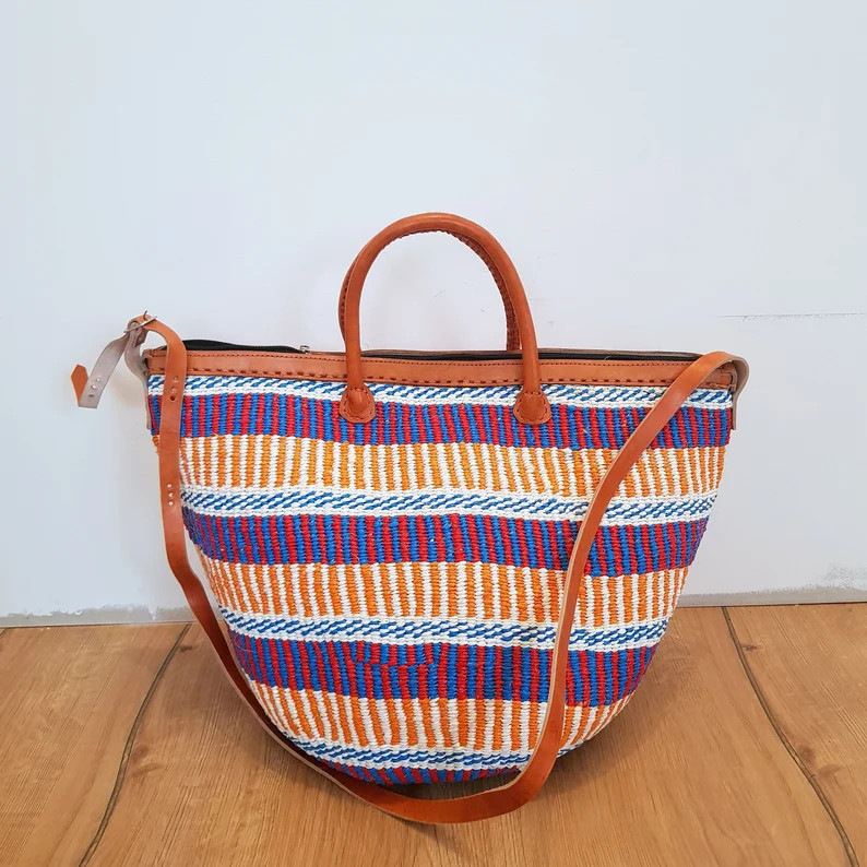 Sisaltasche, recycelte gewebte Tasche, recycelte Tasche, handgewebte Tasche, Kiondo, afrikanische... | Etsy (Global)