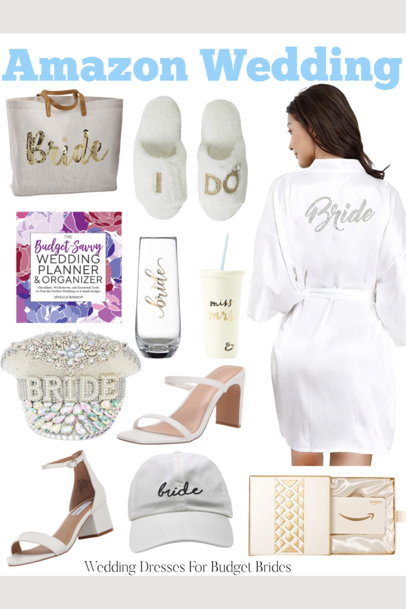 Affordable wedding finds on Amazon.

#briderobe #brideslippers #bridalshowergift #weddingplanningbook #bacheloretteparty

#LTKunder50 #LTKSeasonal #LTKwedding