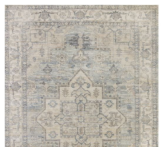Minnah Handwoven Printed Rug | Pottery Barn (US)
