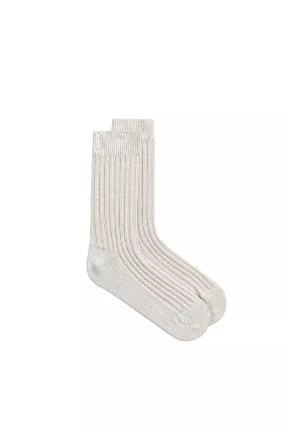 SOCKEN MIT UNREGELMÄSSIGEM RIPPENMUSTER | Zara DE