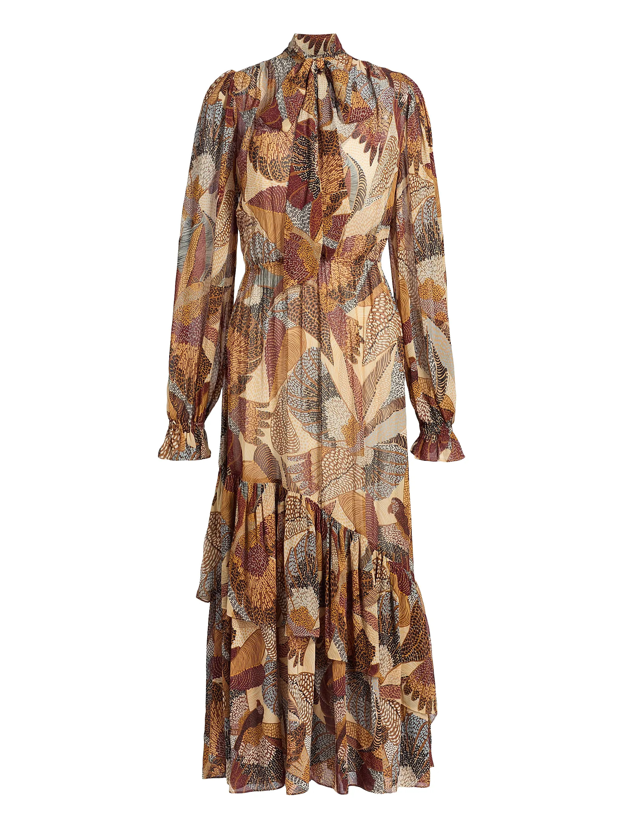 Dotted Macaws Graphic Maxi Dress | Saks Fifth Avenue