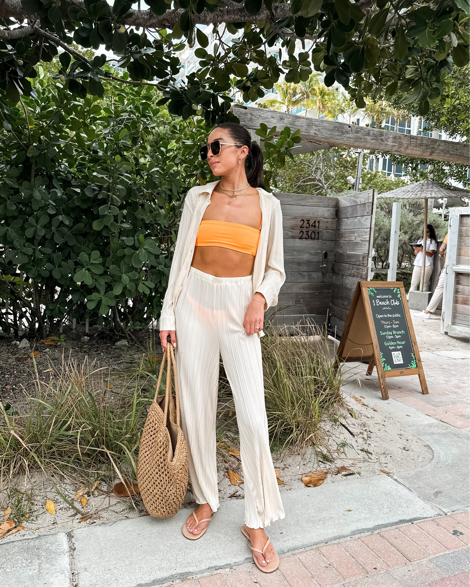 M in crinkle beach set (so soft and lightweight), XS swim top, S swim bottoms. Code NENA20 to save on jewelry 




Beach outfit
Vacation outfit
Swim outfit
Pool outfit

#LTKswim #LTKstyletip #LTKU