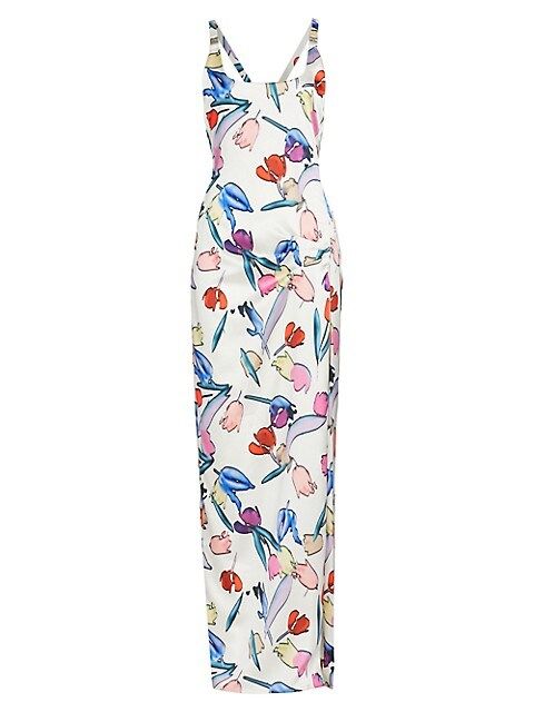 Willa Scoopneck Leg-Slit Maxi Dress | Saks Fifth Avenue