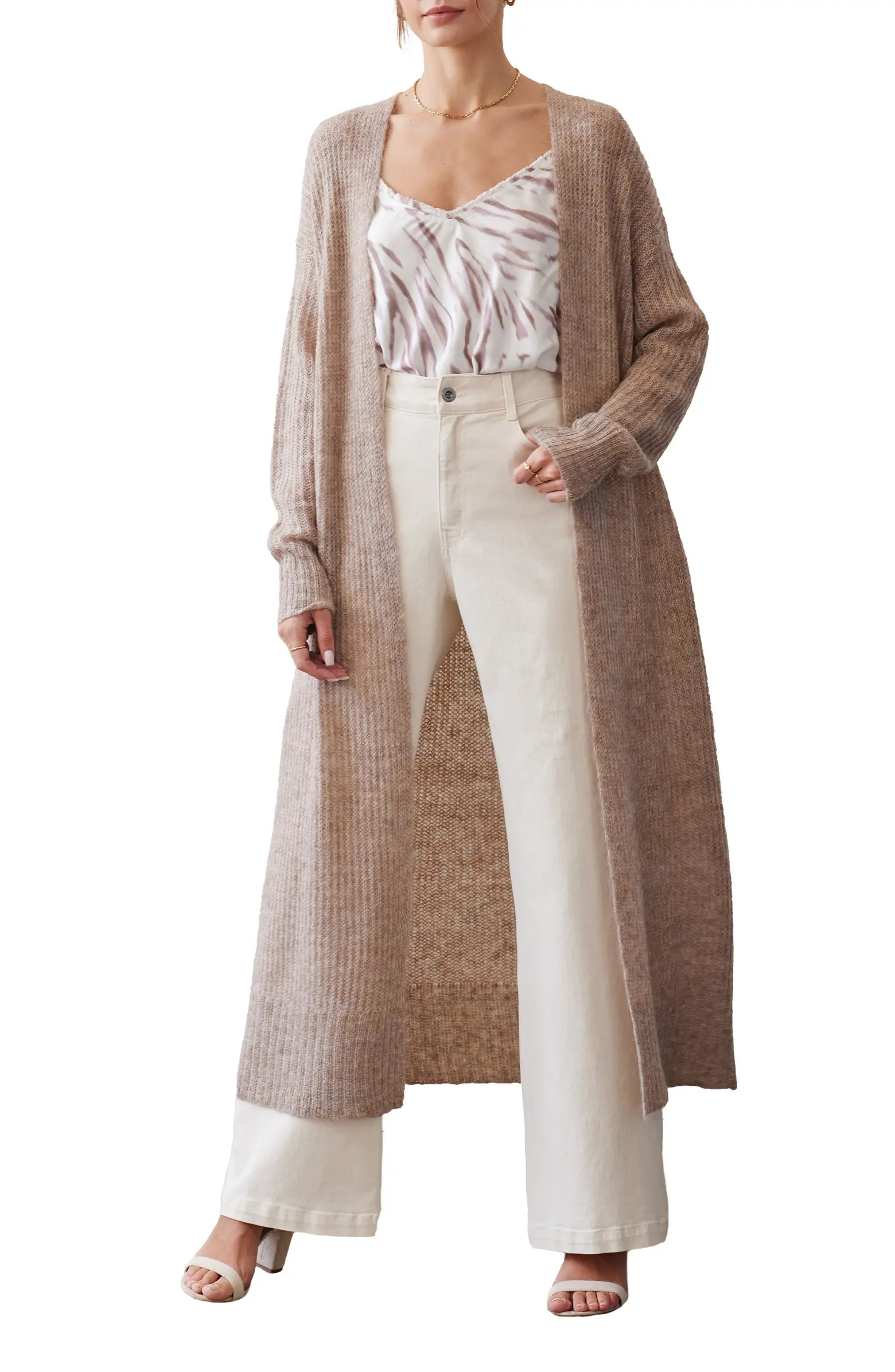 Bella Dahl Open Front Long Cardigan | Nordstrom | Nordstrom
