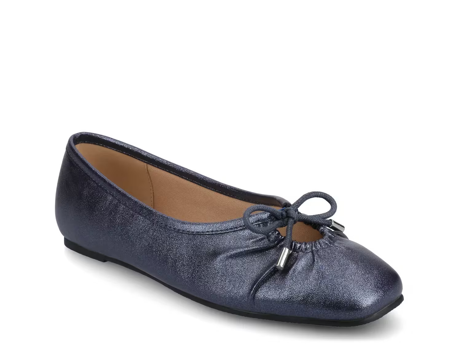 Journee Collection Callee Ballet Flat | Women's | Navy | Size 12 | Flats | DSW