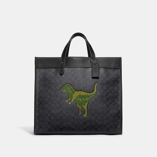 Field Tote 40 In Signature Canvas With Rexy | Coach (US)