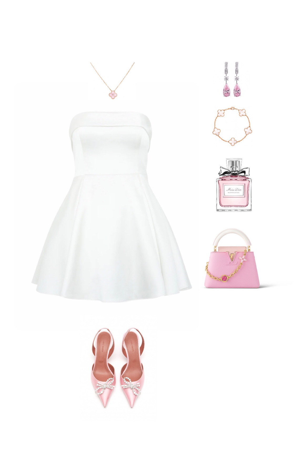 Pretty and feminine it girl outfit #LTKfashion 🤍🎀