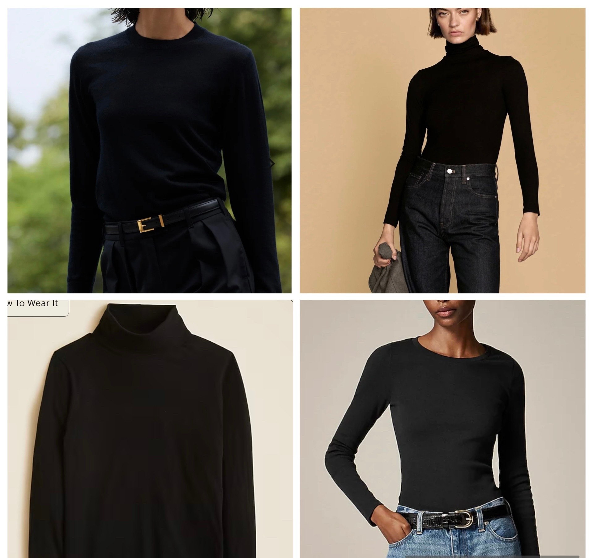 My fav black tops. Timeless and classic. #black #minimalist 

#LTKStyleTip #LTKSeasonal #LTKSaleAlert
