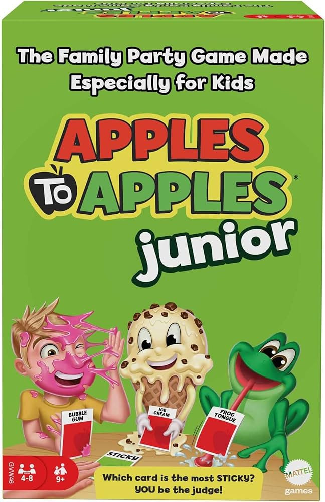 Mattel Games Apples to Apples Junior, The Game of Crazy Comparisons, Board Game with 504 Cards, F... | Amazon (US)