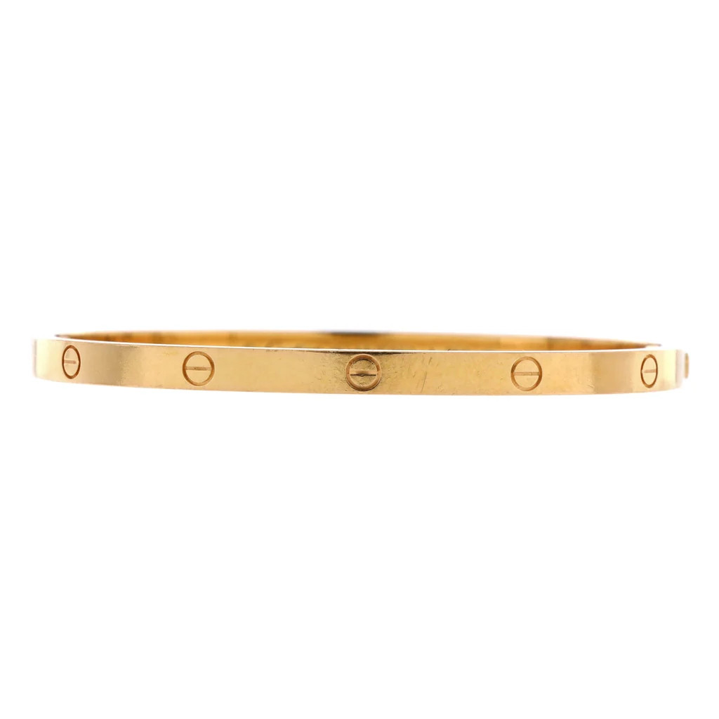 Love Bracelet 18K Yellow Gold Small 16 | Rebag