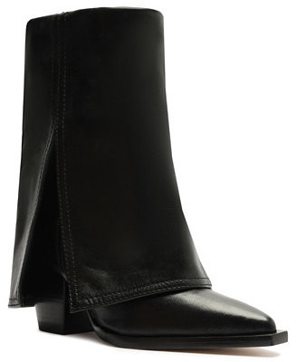 Arezzo Women's Bianca Mid-Block Leather Boots - Macy's | Macy's