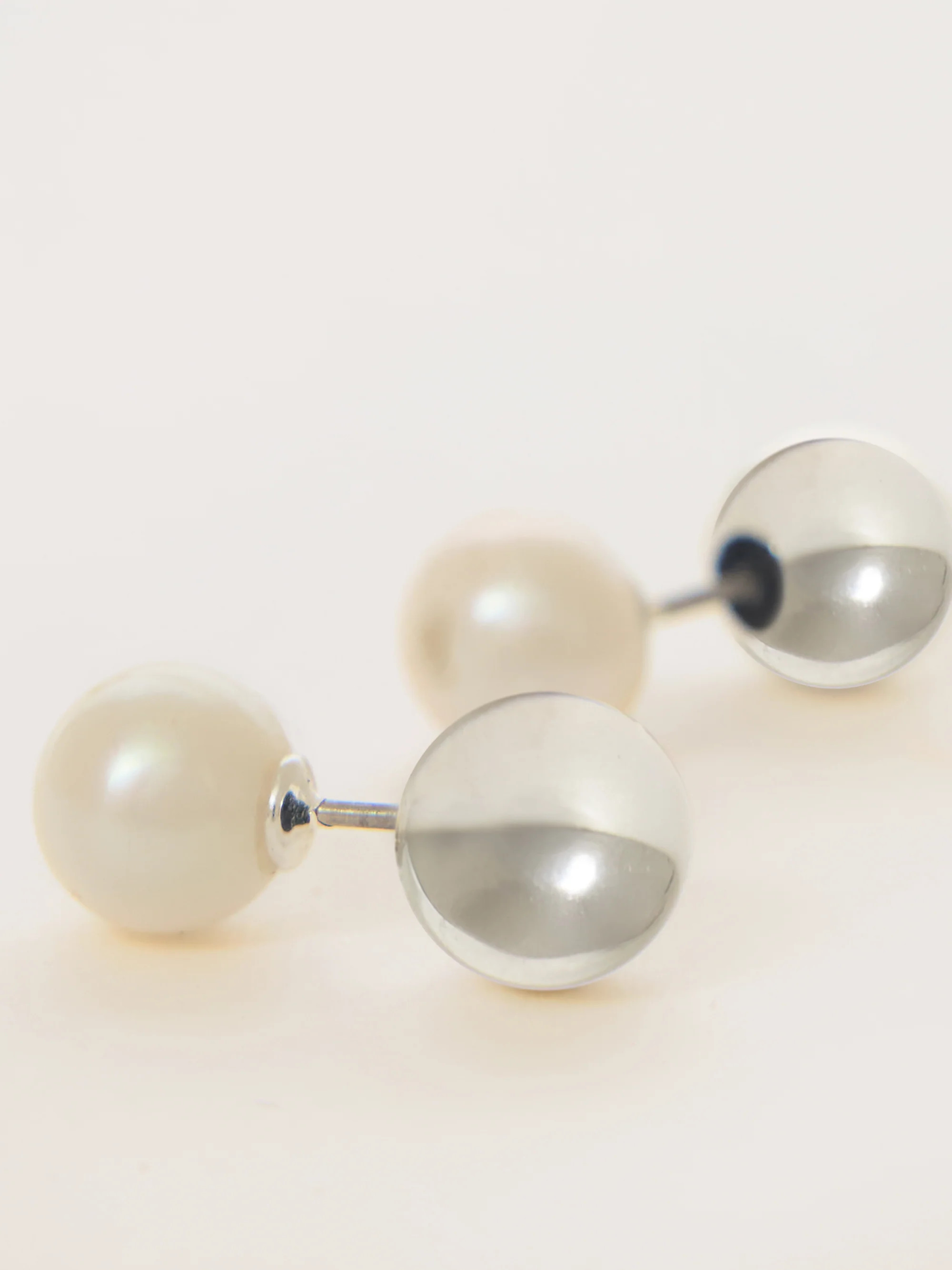 Reversible Stud Earring | Silver | Jigsaw (UK)