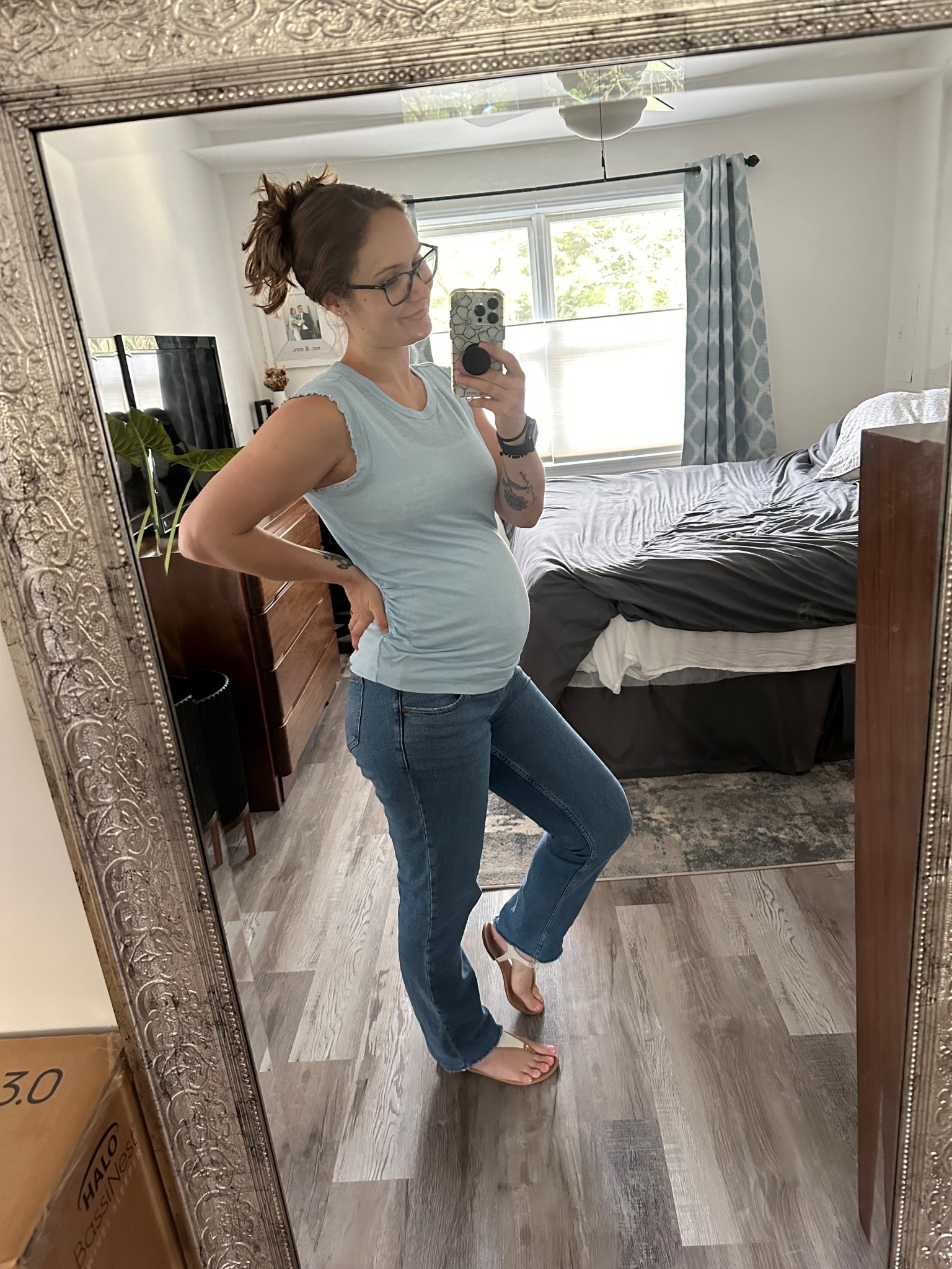 Cute maternity outfit for casual Friday at work

#LTKBump #LTKStyleTip