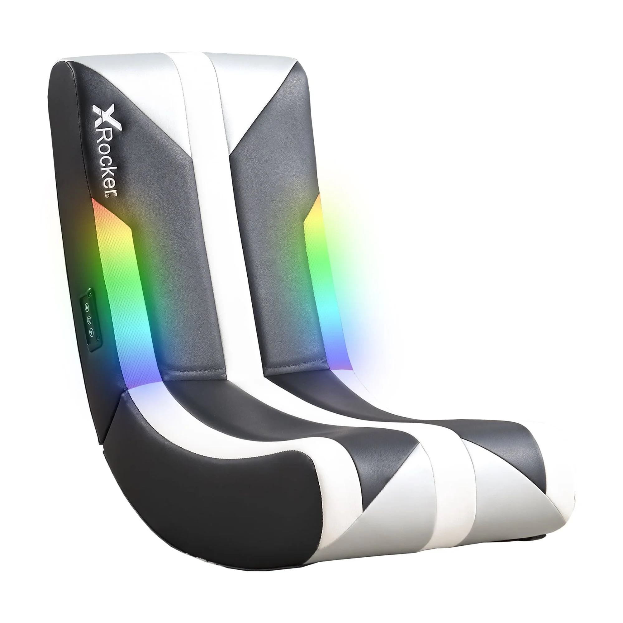 X Rocker Navigator Floor Rocker Gaming Chair with RGB Lighting, Black | Walmart (US)