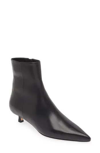 aeyde Sofie Pointed Toe Bootie in Black at Nordstrom Rack, Size 10Us / 40Eu | Nordstrom Rack