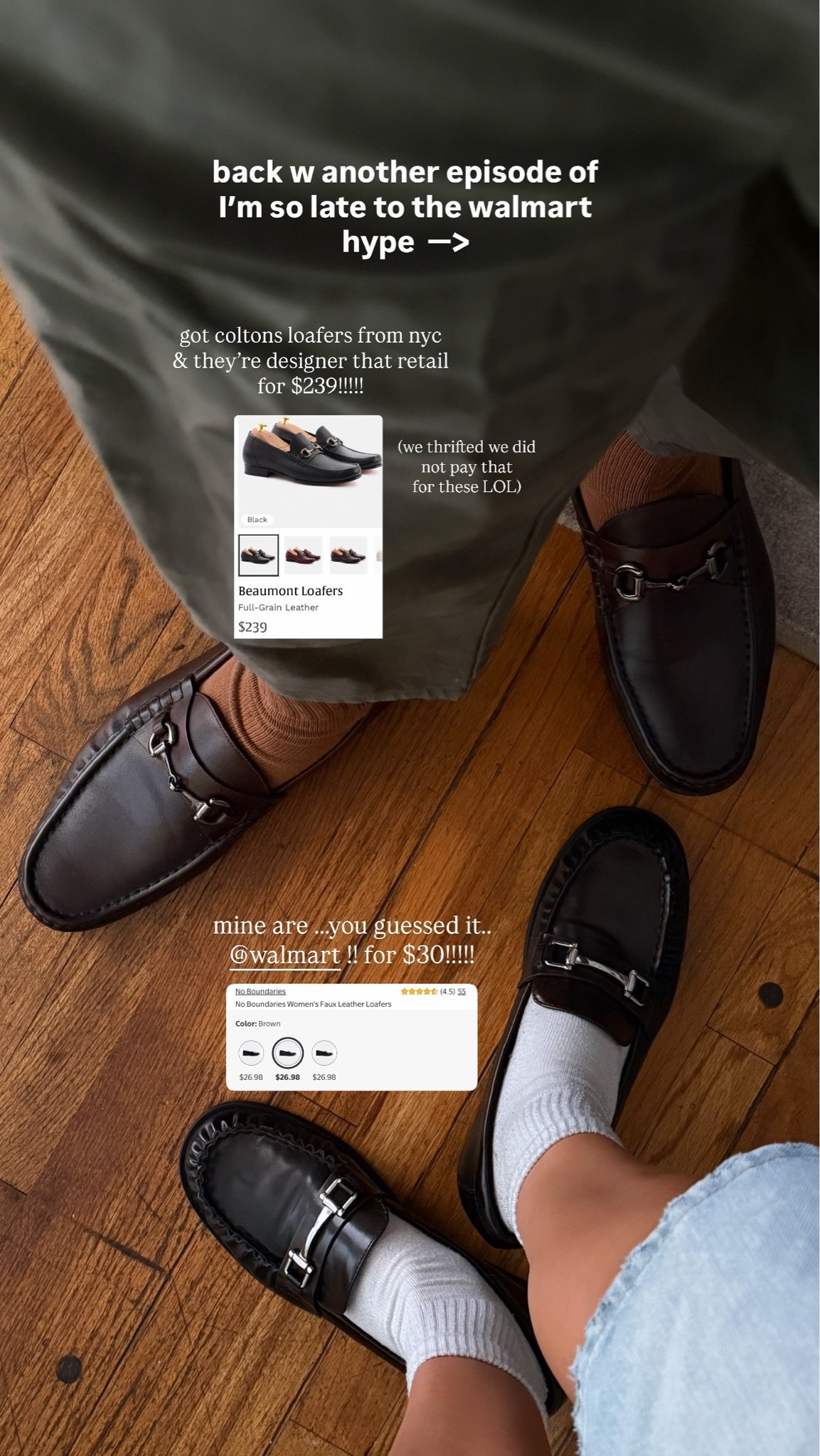 DESIGNER DUPES FROM WALMART?! 👞#affordablefashion #ltkxwalmart

#LTKootd #LTKSeasonal