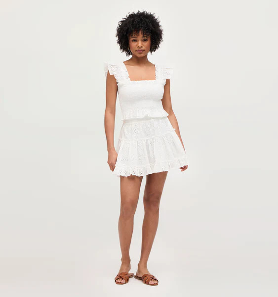 The Eyelet Paz Skirt | Hill House Home