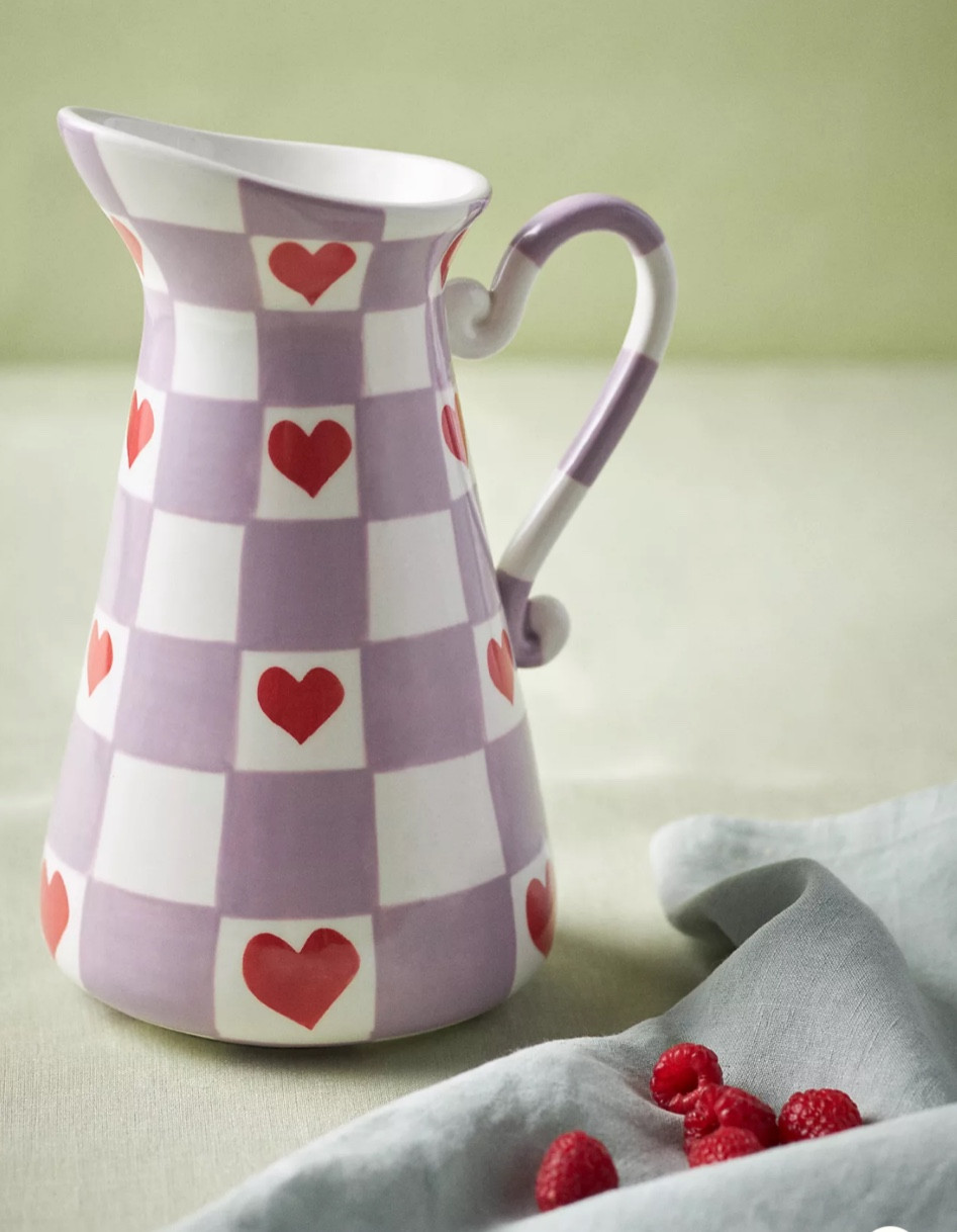 Obsessed with this Valentine’s Day pitcher 💜♥️  so cute for kitchen decor (especially in the Love month of February) makes a great gift!

#LTKhome #LTKGiftGuide #LTKSeasonal