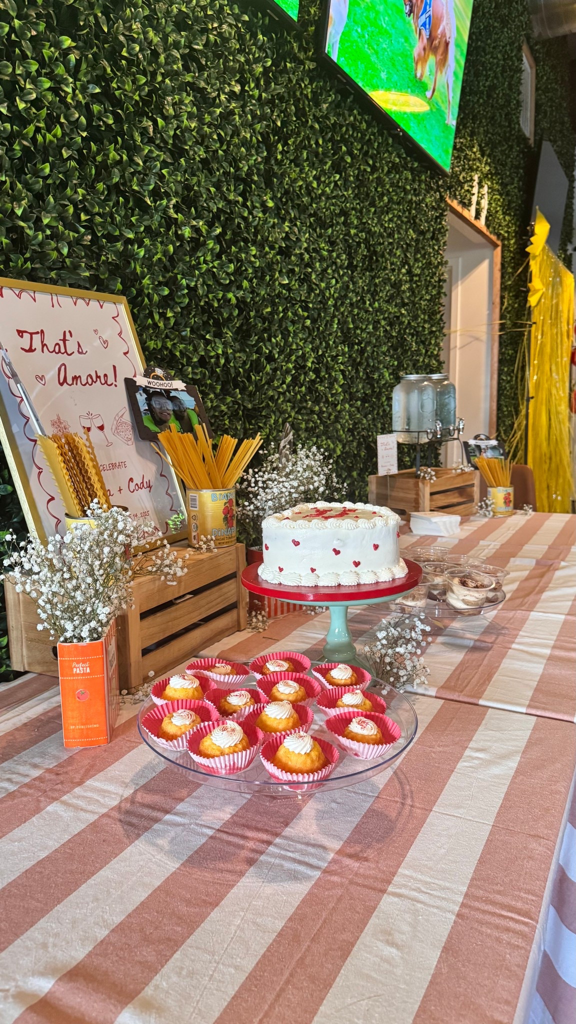 That’s Amore themed engagement party!

#LTKWedding