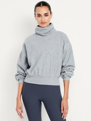 Oversized Performance Microfleece Sweatshirt | Old Navy (US)