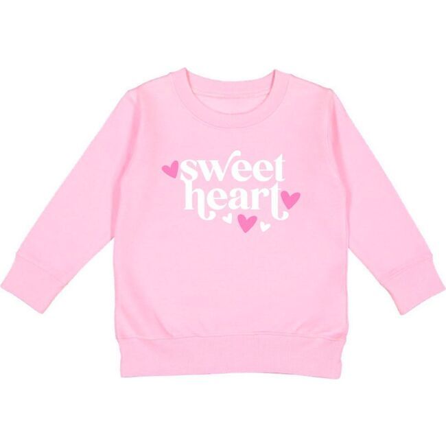 Sweetheart Valentine's Day Sweatshirt, Pink | Maisonette
