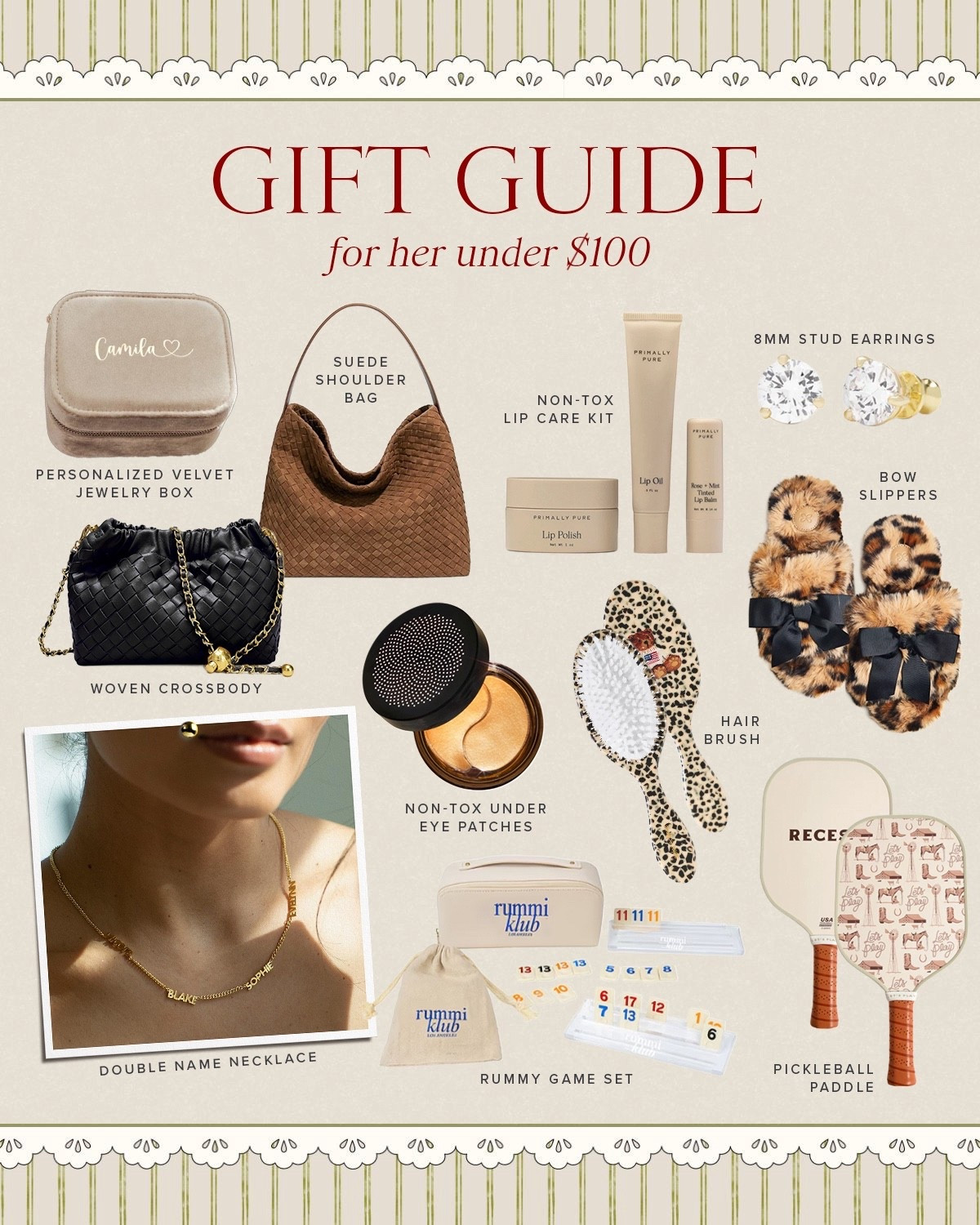 Gift guide \ for her under &100🙋🏻‍♀️

Holiday
Christmas 


#LTKGiftGuide #LTKFindsUnder100 #LTKHoliday