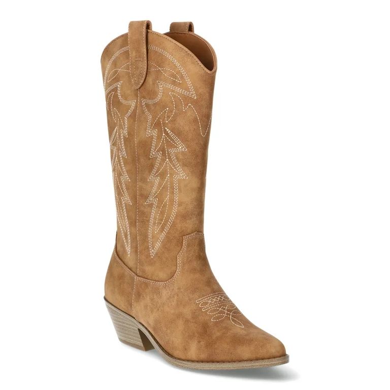 No Boundaries Tall Western Boots, Women’s | Walmart (US)