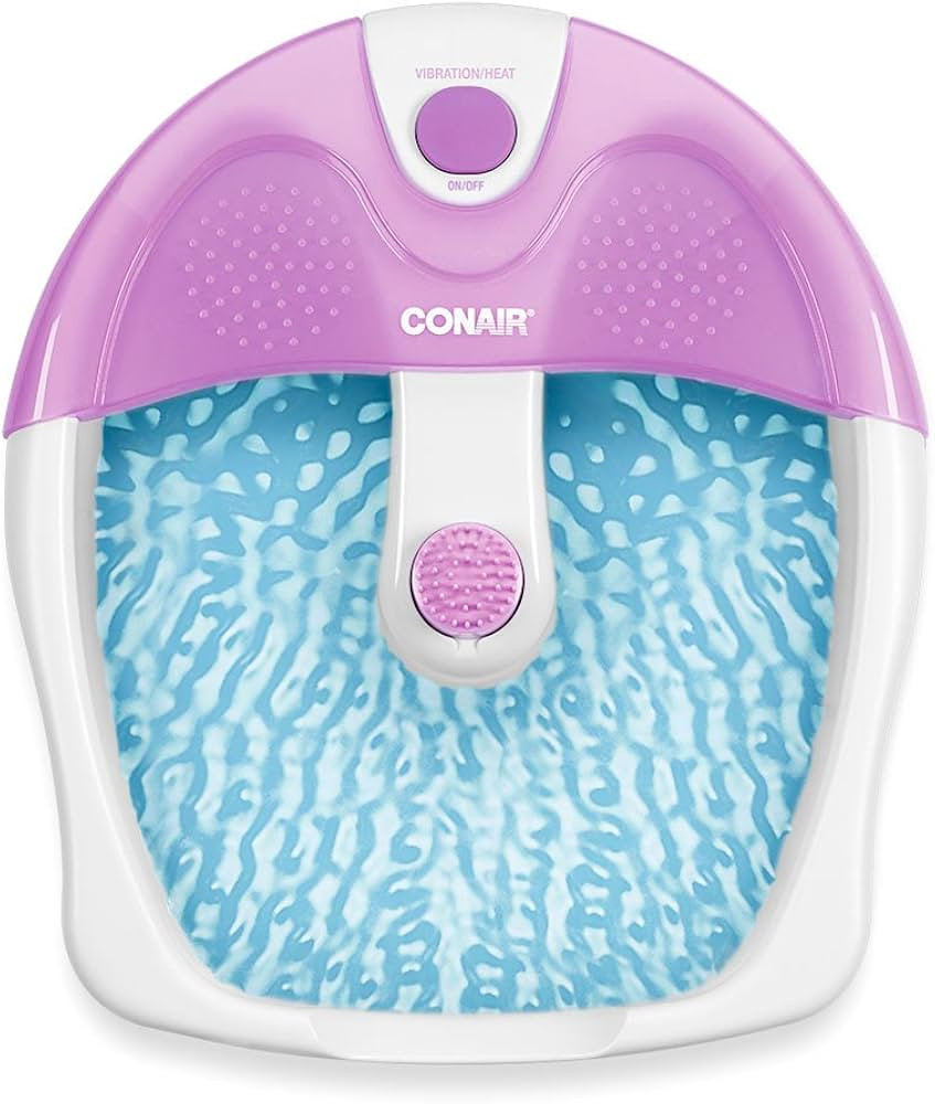 Conair Soothing Pedicure Foot Spa Bath with Soothing Vibration Massage, Deep Basin Relaxing Foot Mas | Amazon (US)