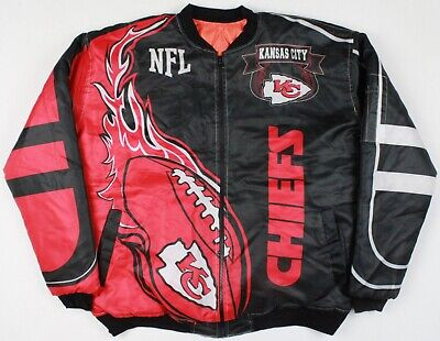 Kansas City Chiefs Vintage All Over Design Full Zip Bomber Jacket Size XL/2XL  | eBay | eBay US