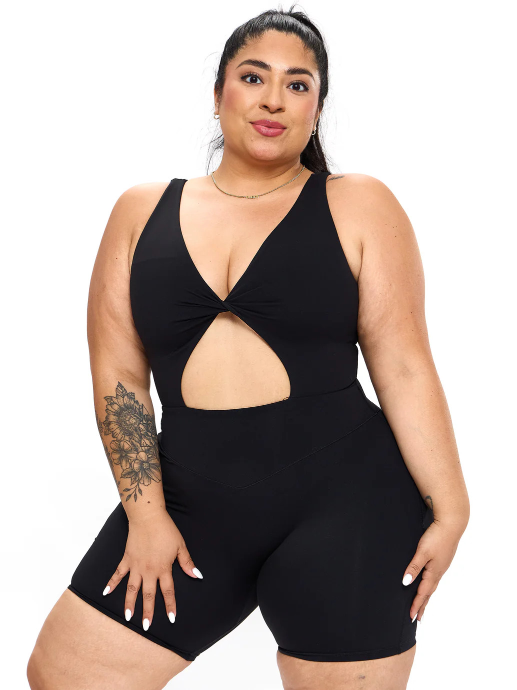 Perform Reversible Bodysuit - Onyx Black | Buffbunny
