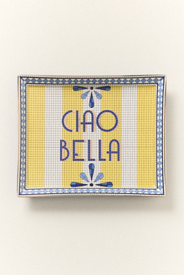 The Bistro Tile Stoneware Trinket Dish: Italia Edition | Anthropologie (US)