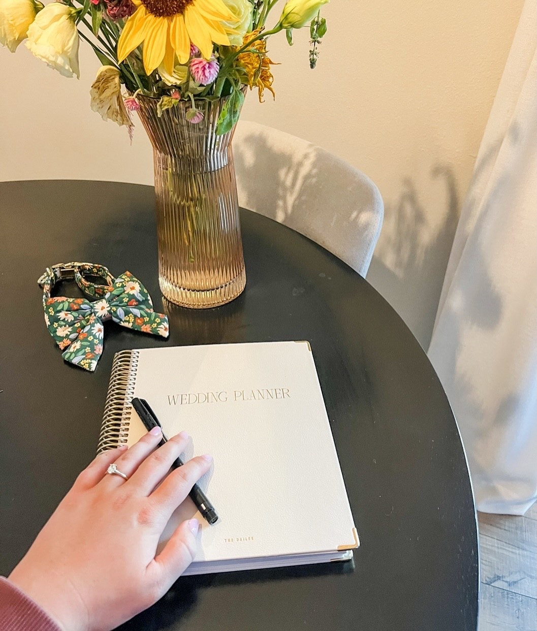 Tell me you’re in wedding planning mode… without telling me you’re in wedding planning mode 💍

sitting down with the @thedailee_ planner + fresh blooms + four paws helping over here 🤍

#weddingplanning #bridetobe #tellmeyouweregettingmarried
#weddingplanning #bridetobe #tellmeyouweregettingmarried #engaged #weddinginspo #weddingideas #weddingday #weddingdetails #weddingvibes #weddingplanner 
#love #instawedding #weddingphotography #bride #engagement #weddinginspiration #brideandgroom #weddingdecor #weddingregistry 
#dogsofinstagram #dogmomlife #weddingdogs #dogsinweddings #dogofhonor #puppylove #petsofinstagram #petsatweddings 
#flatlaystyle #aestheticfeed

#LTKWedding