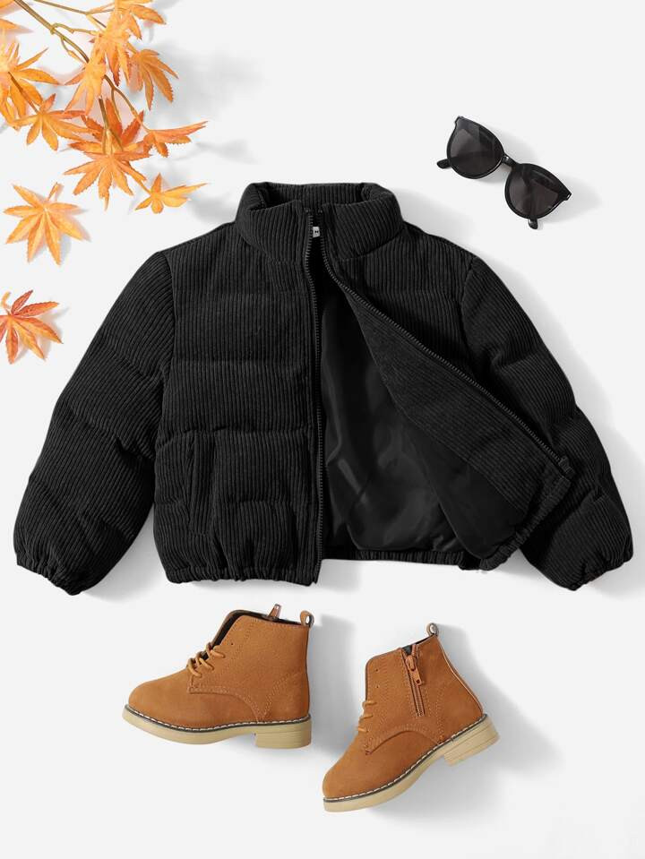 SHEIN Baby Zip Up Puffer Coat | SHEIN