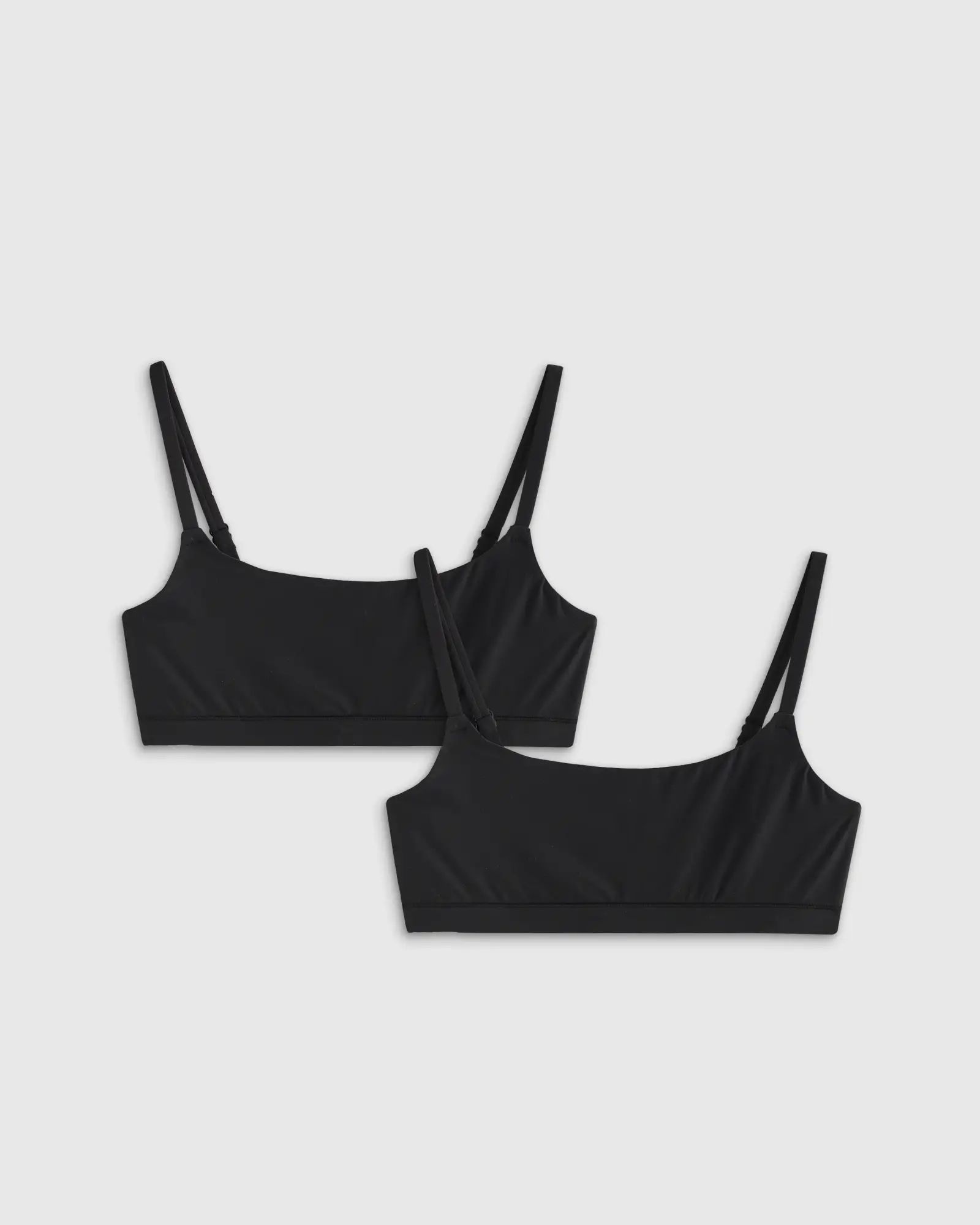 Second Skin Scoop Neck Bralette (2-pack) | Quince